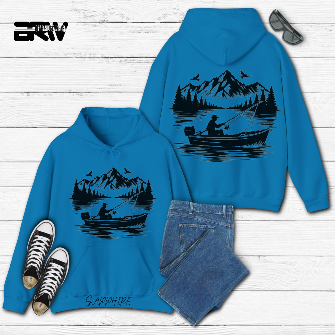 'Boat in a lake' Hoodie