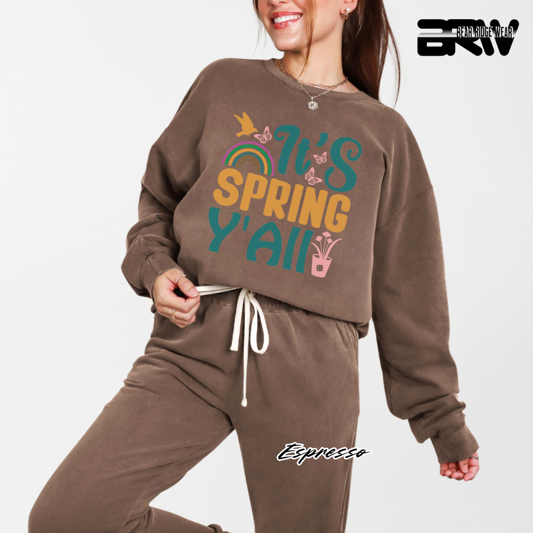 'It's Spring Y'All' Crewneck Sweatshirt