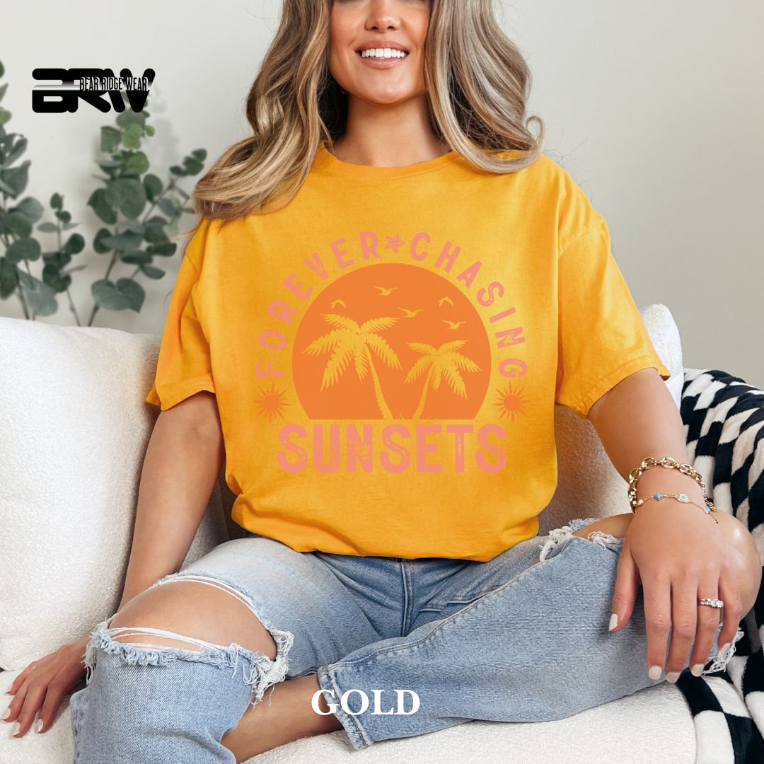 'Forever Chasing Sunsets' 2 Summer Tee