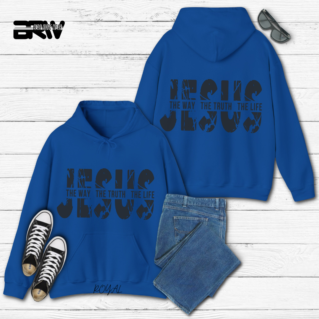 'Jesus The Way, The Truth, The Life' Faith Hoodie