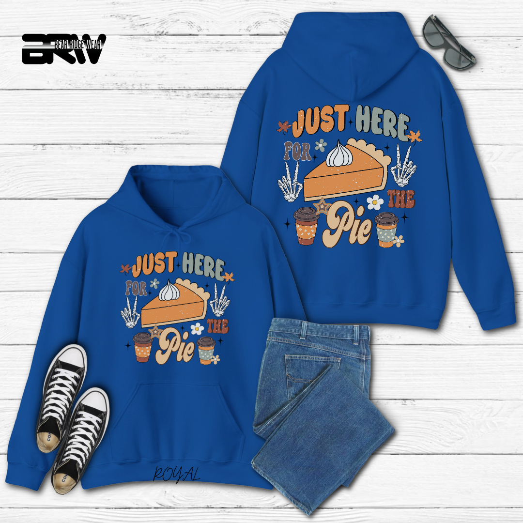 'Just Here For The Pie' Fall Hoodie