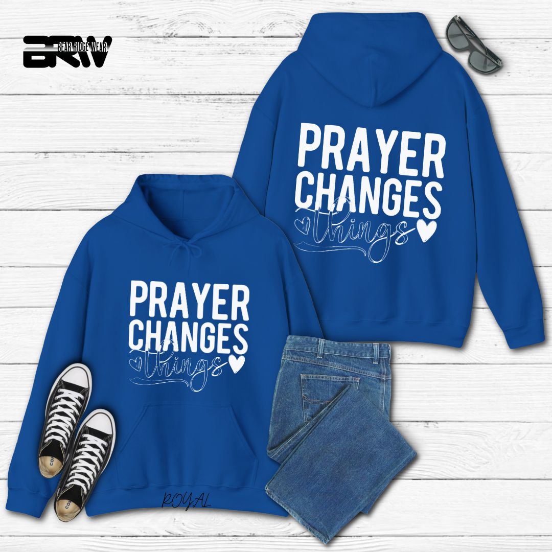'Prayer Changes Things' Faith Hoodie