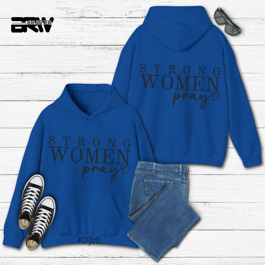 'Strong Woman Pray' Faith Hoodie