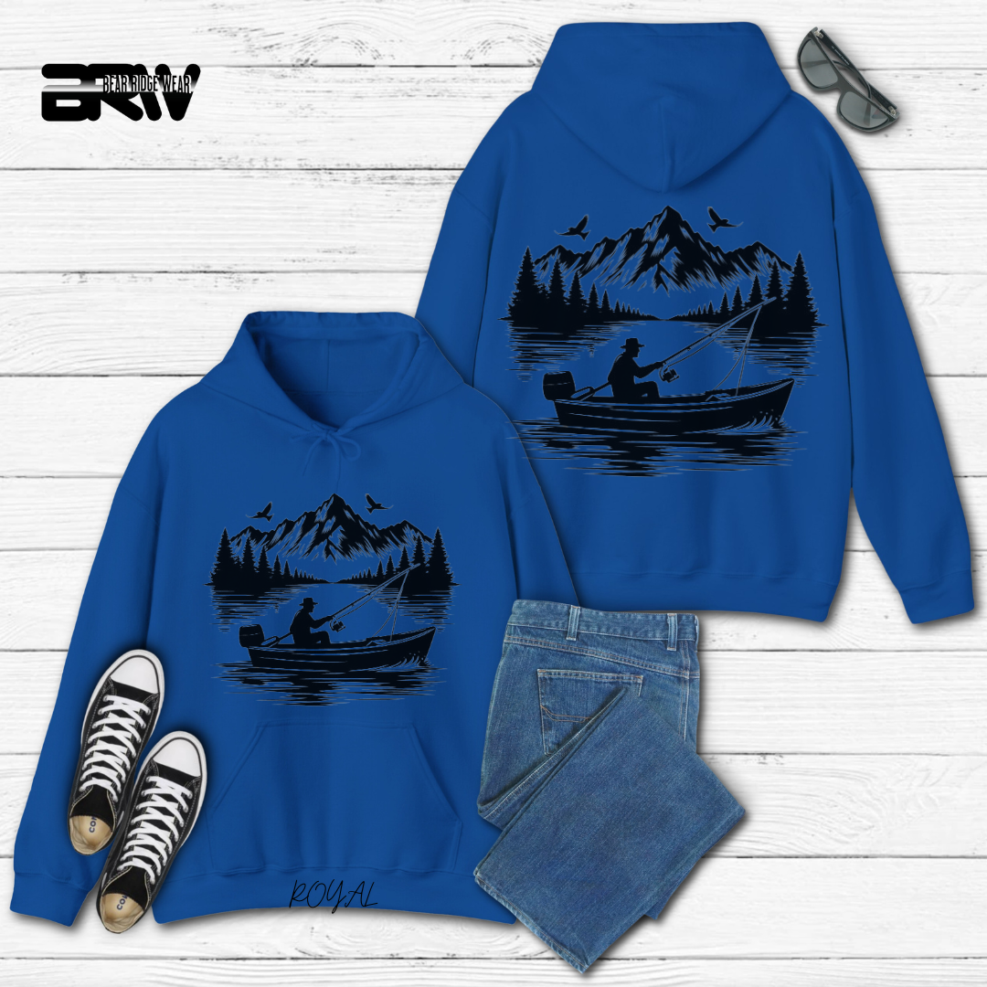 'Boat in a lake' Hoodie