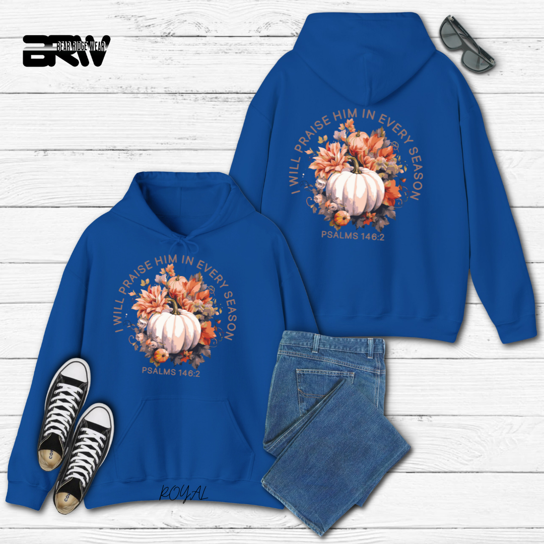 'I Will Praise Him' Fall Hoodie