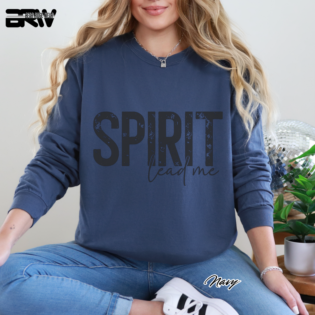 'Spirit Lead Me' Long-sleeved Faith Tee