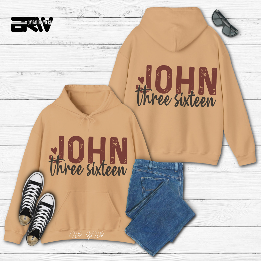 'John Three Sixteen' Faith Hoodie