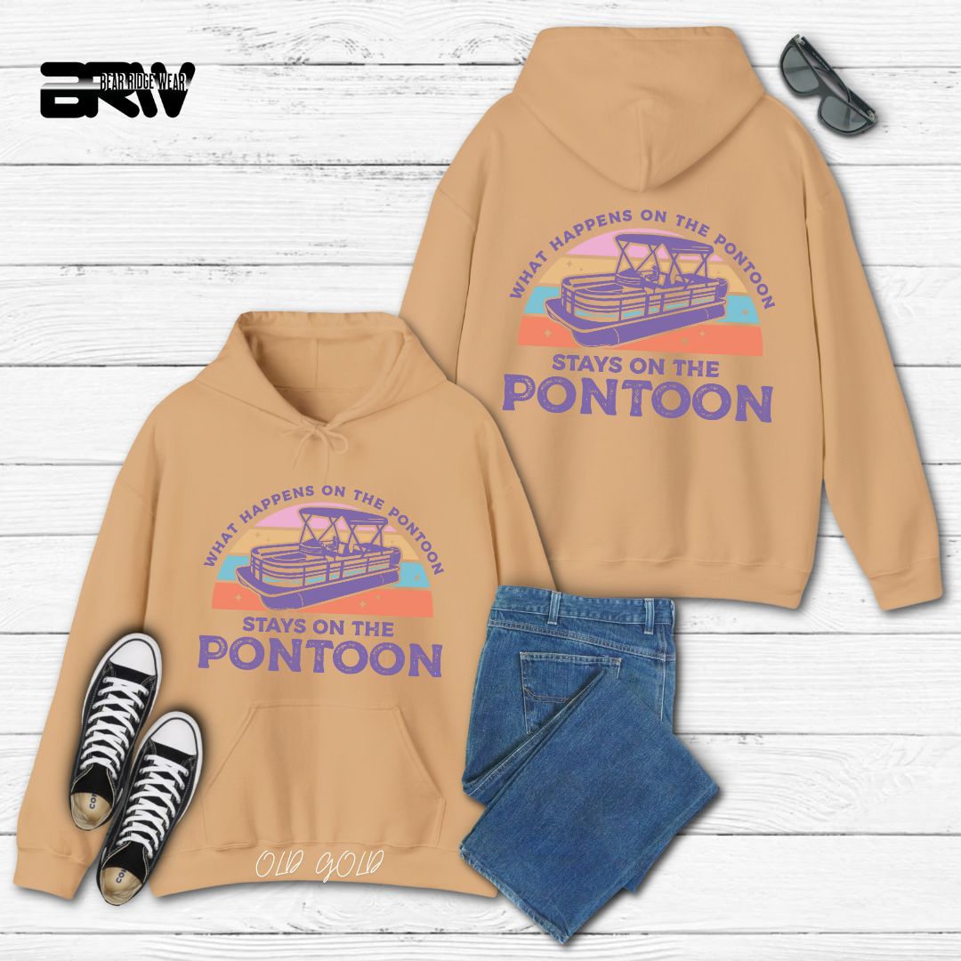 'What Happens To Pontoon' Summer Hoodie