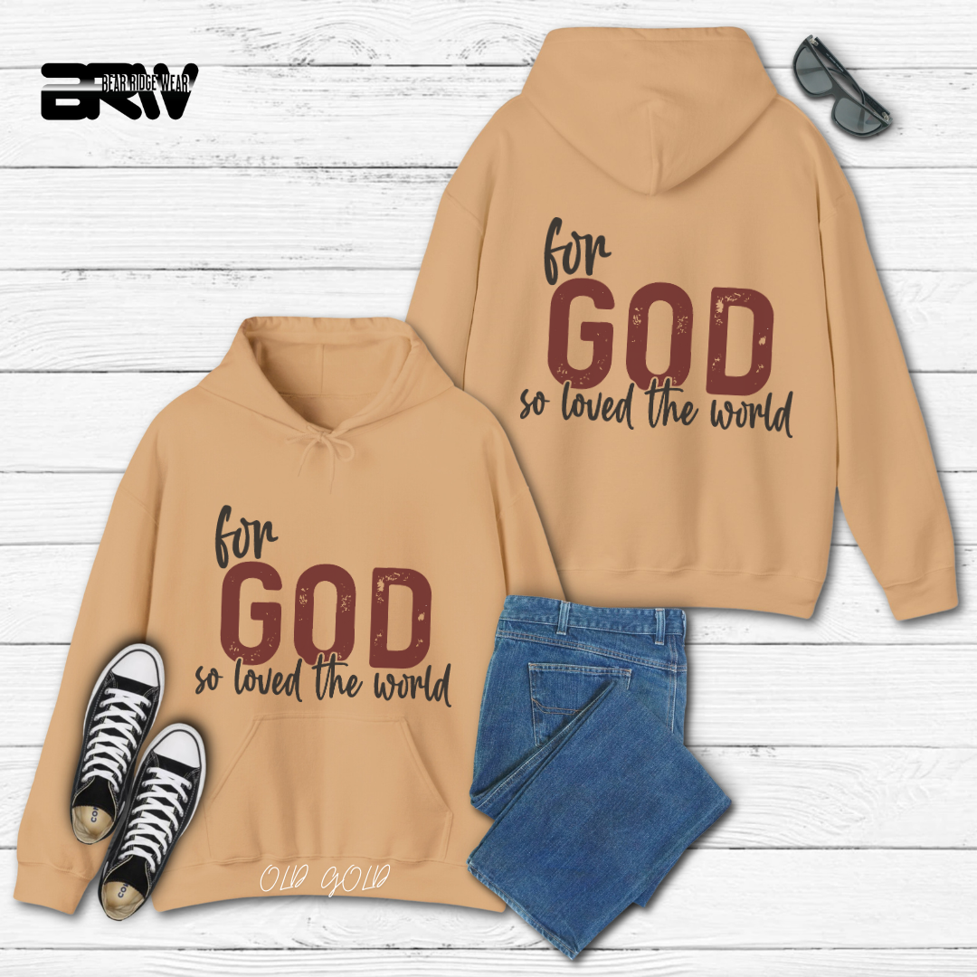 'For God So Love The World' Faith Hoodie