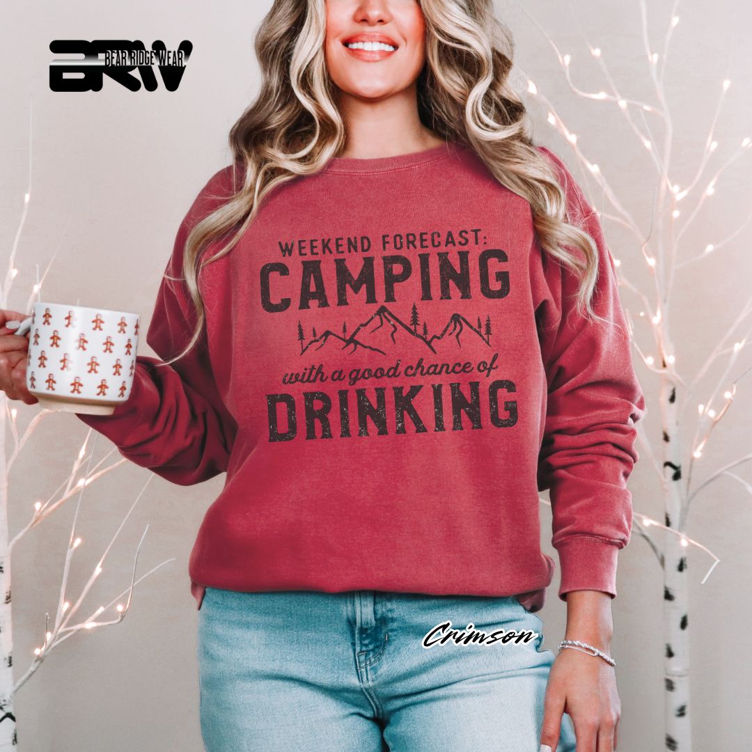 'Weekend Forecast' Summer Crewneck Sweatshirt