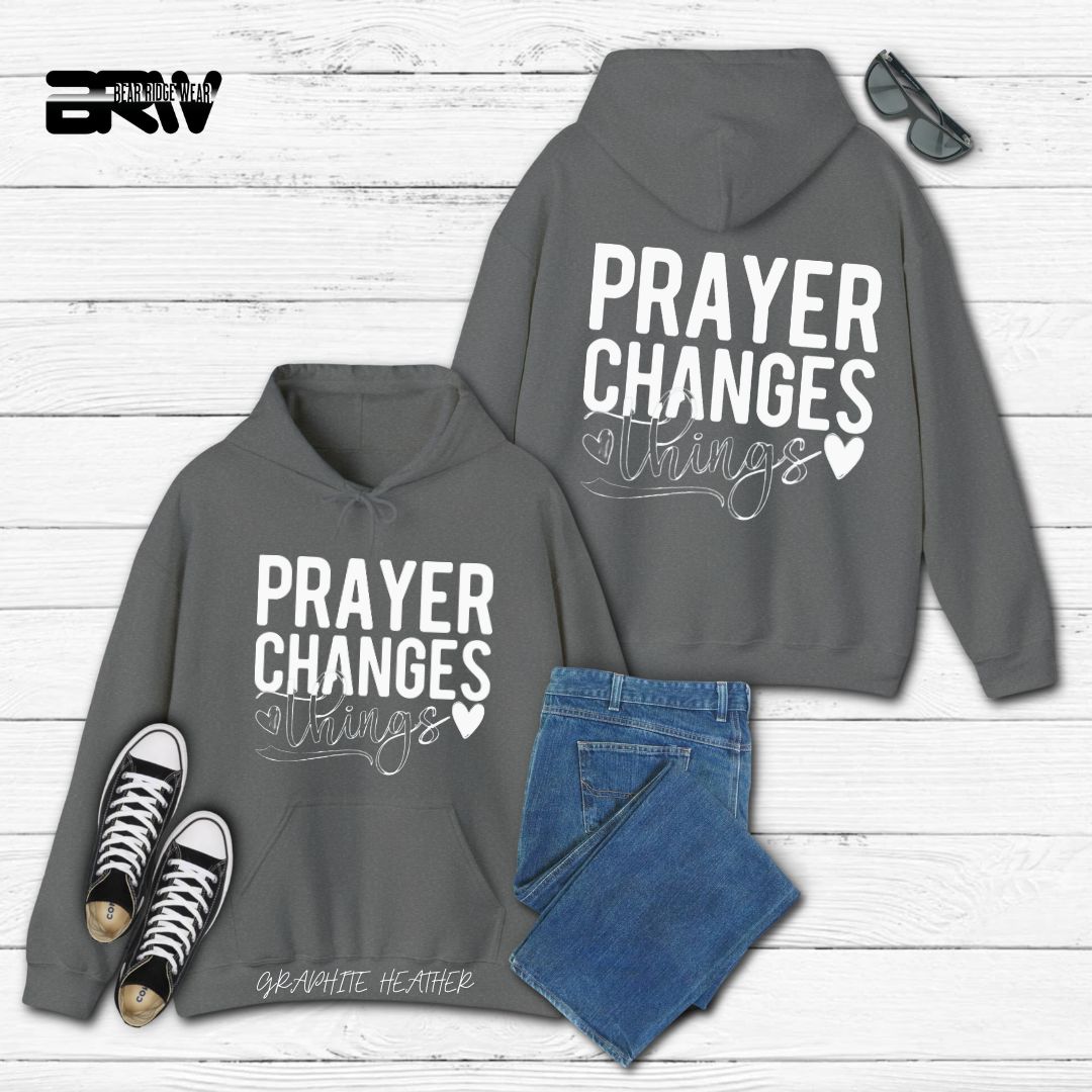 'Prayer Changes Things' Faith Hoodie
