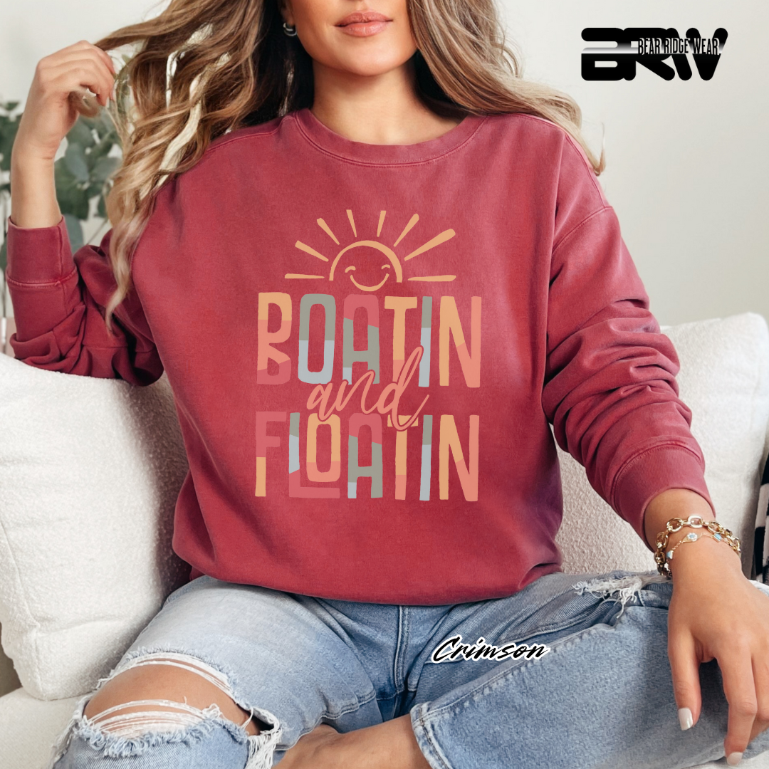 'Boat in, Float in' Crewneck Sweatshirt