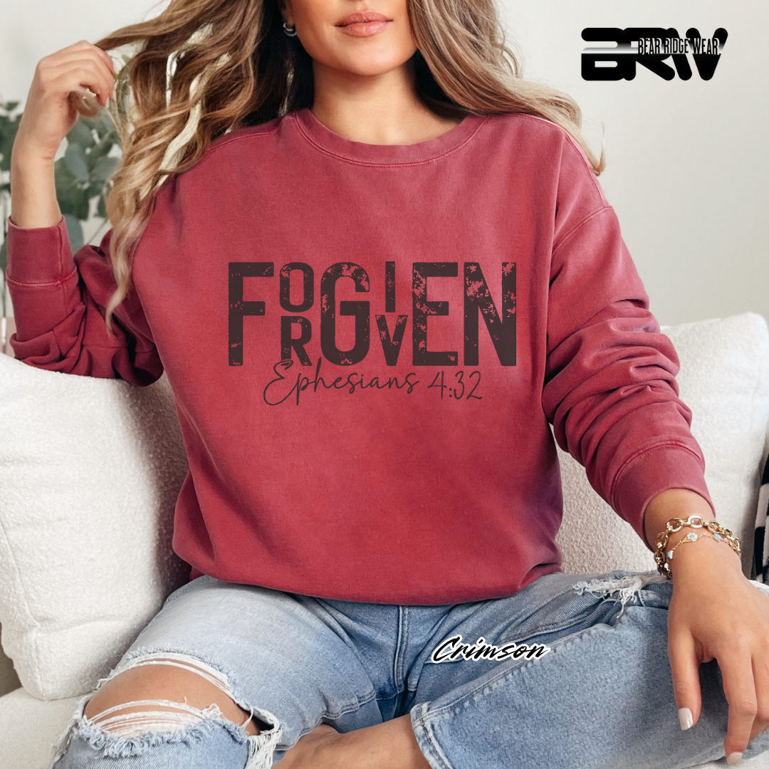 'Forgiven, Ephesians 4:32' Faith Long- Sleeve Tee