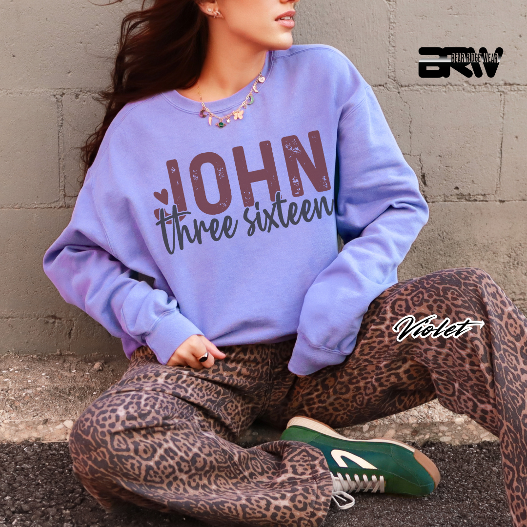 'John Three Sixteen' Faith Long-sleeve Tee
