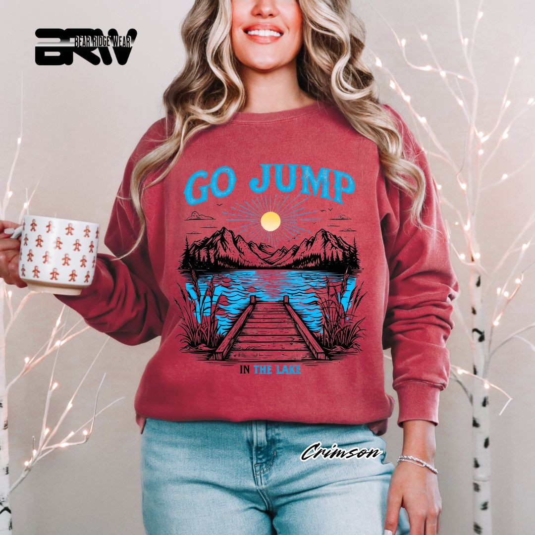 'Go Jump In The Lake' Summer Long Sleeve Tee