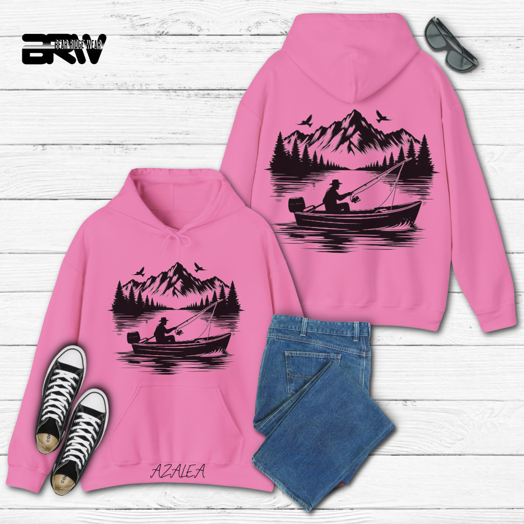 'Boat in a lake' Hoodie