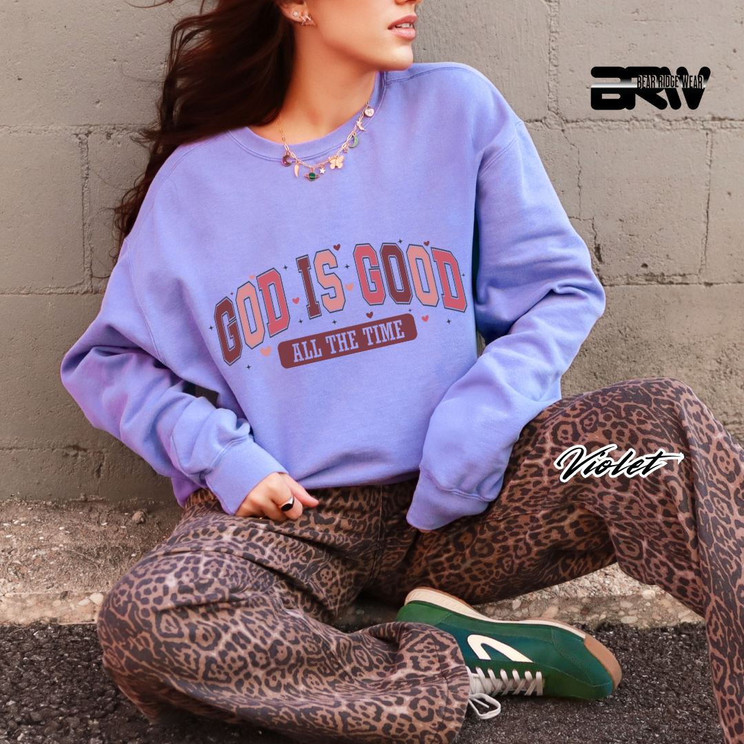 'God Is Good All The Time' Long Sleeve Tee