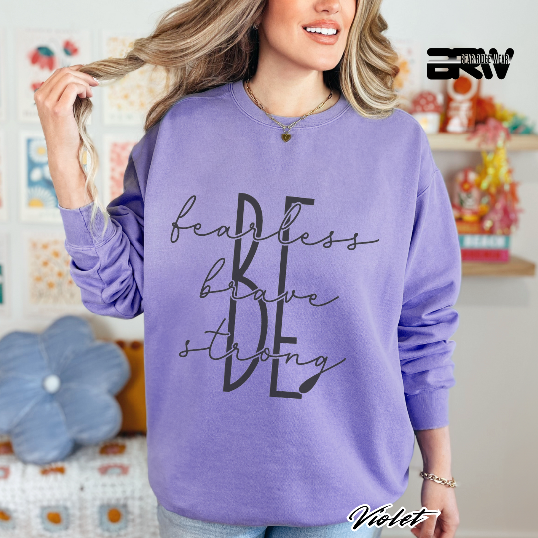 'Be Fearless, Brave, Strong' Long-Sleeve Tee