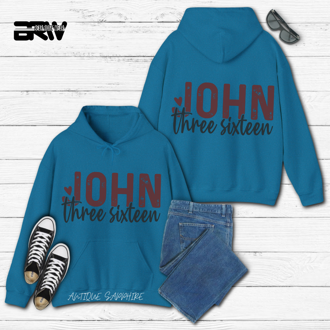 'John Three Sixteen' Faith Hoodie