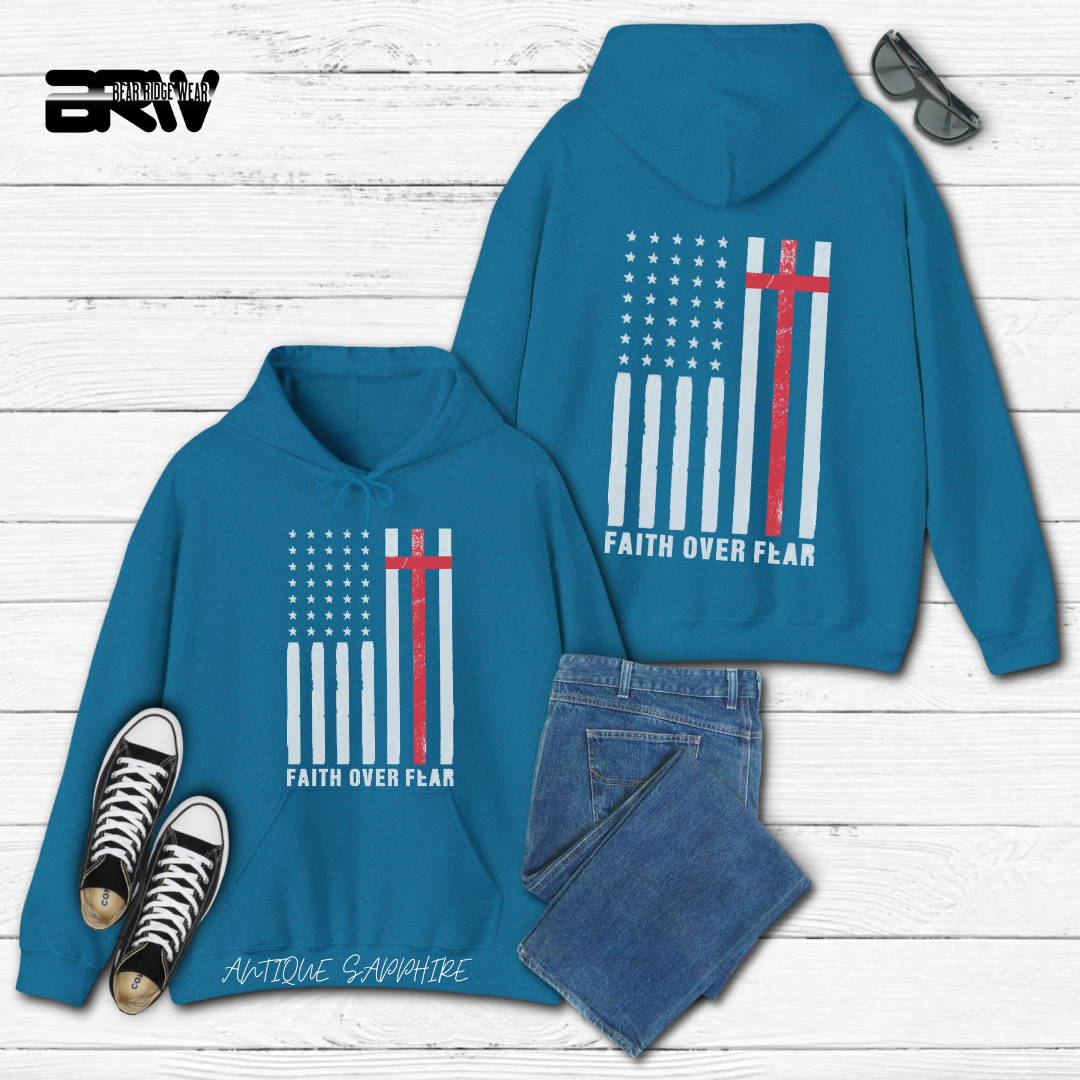 'Faith Over Fear' Faith Hoodie