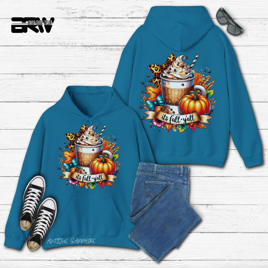 'Its Fall Yall Latte' Fall Hoodie