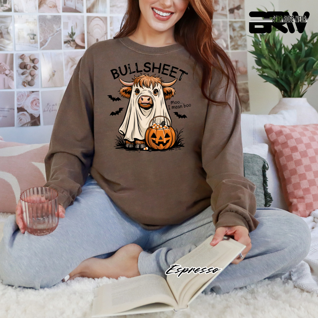 'Bull Sheet-Boo' Fall Long Sleeve Tee