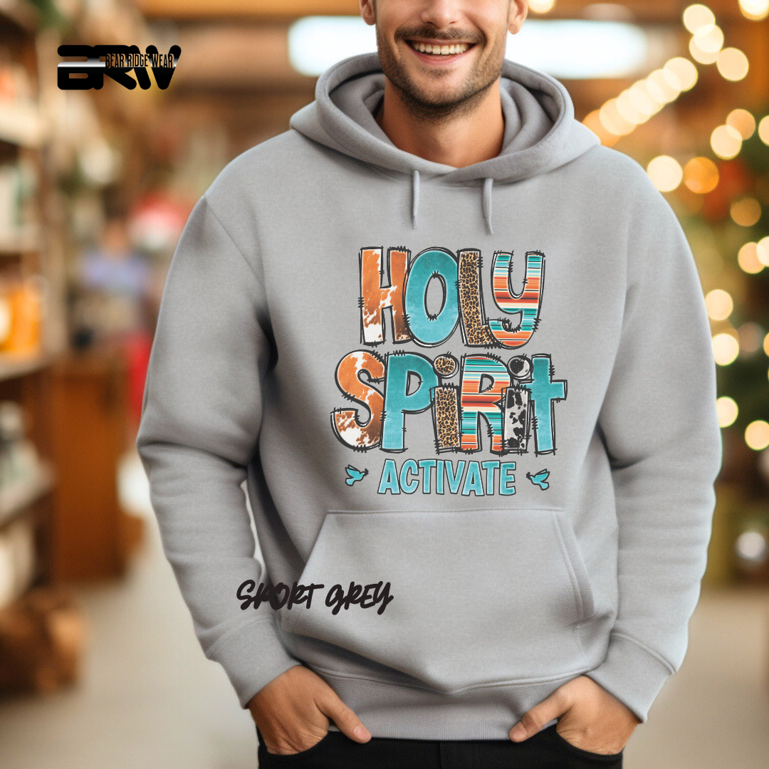 'Holy Spirit Activate' Faith Hoodie