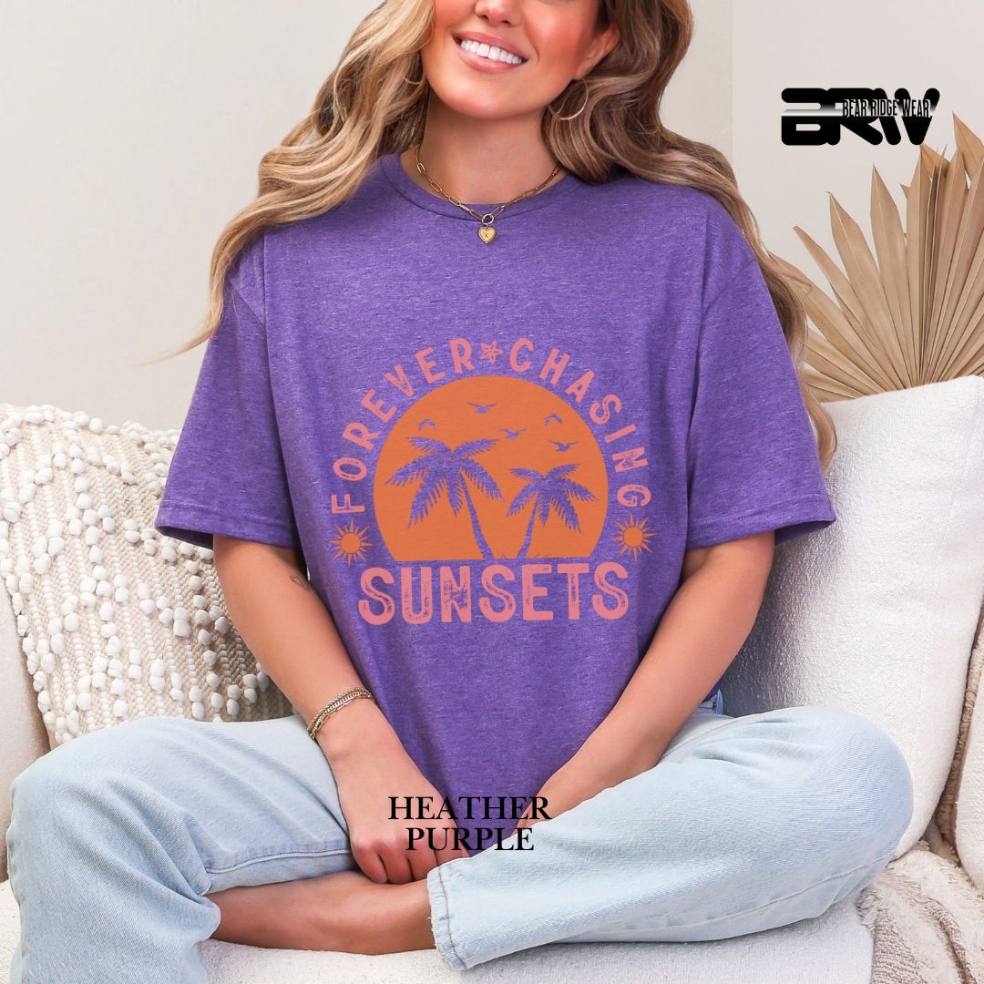 'Forever Chasing Sunsets' 2 Summer Tee
