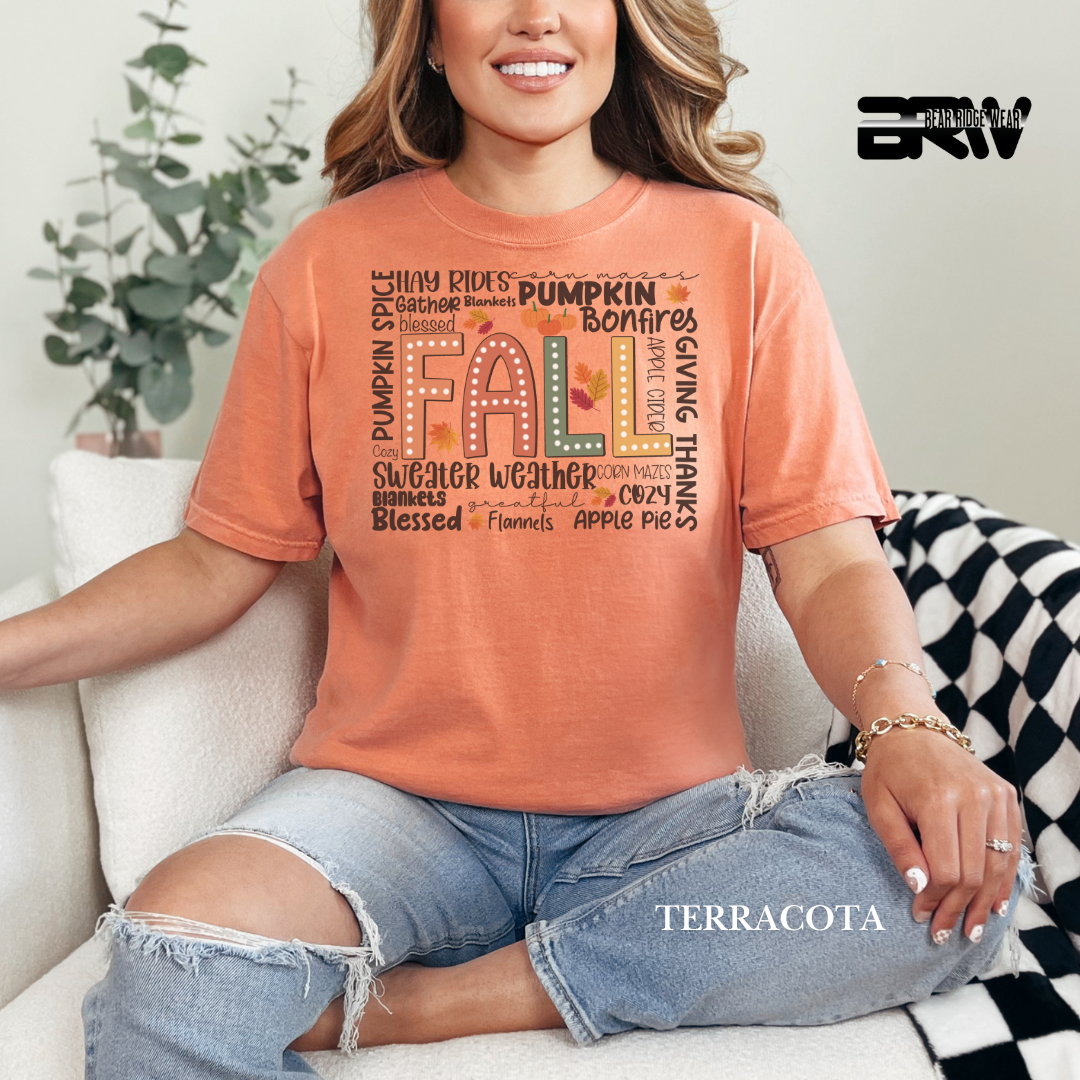 'Fall Hay Rides etc' Fall Tee