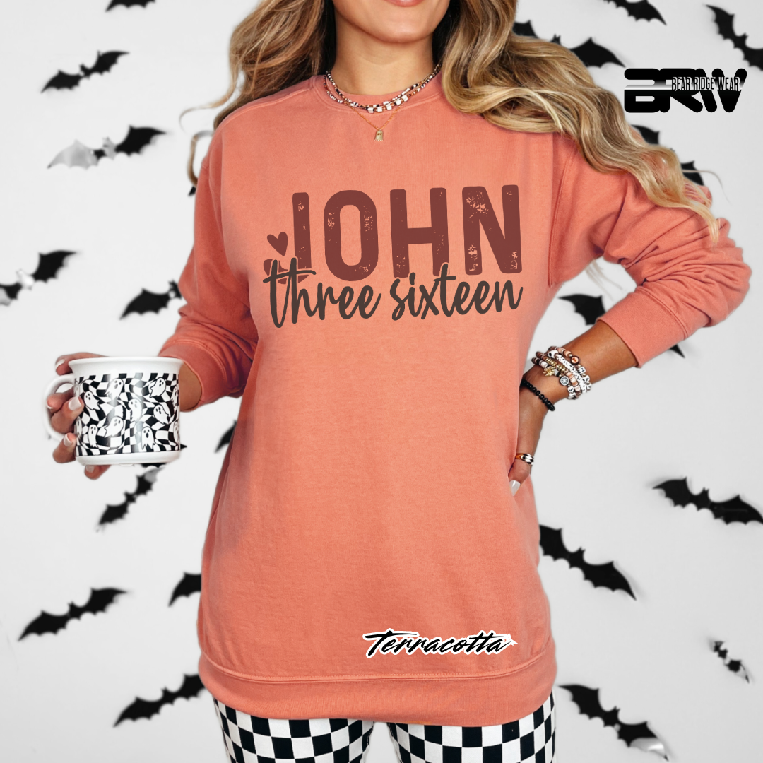 'John Three Sixteen' Faith Long-sleeve Tee
