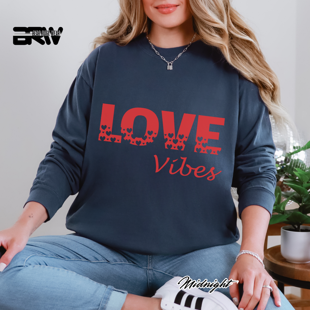 'Love Vibes' Long-Sleeve Tee