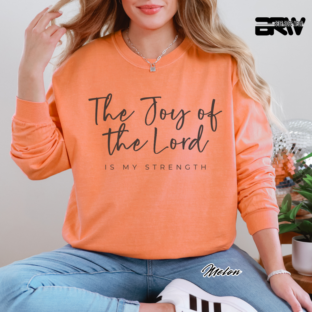 'The Joy Of The Lord Is My Strength' Faith Long-sleeve Tee