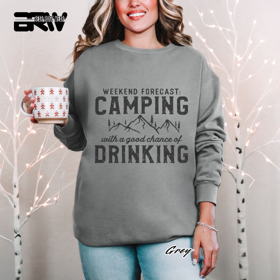 'Weekend Forecast' Summer Crewneck Sweatshirt