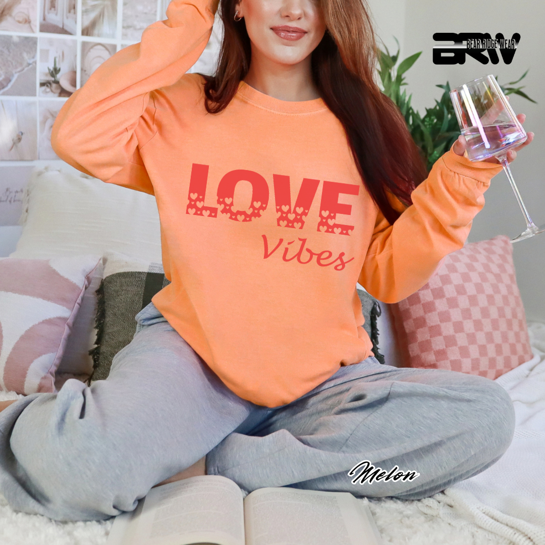 'Love Vibes' Long-Sleeve Tee