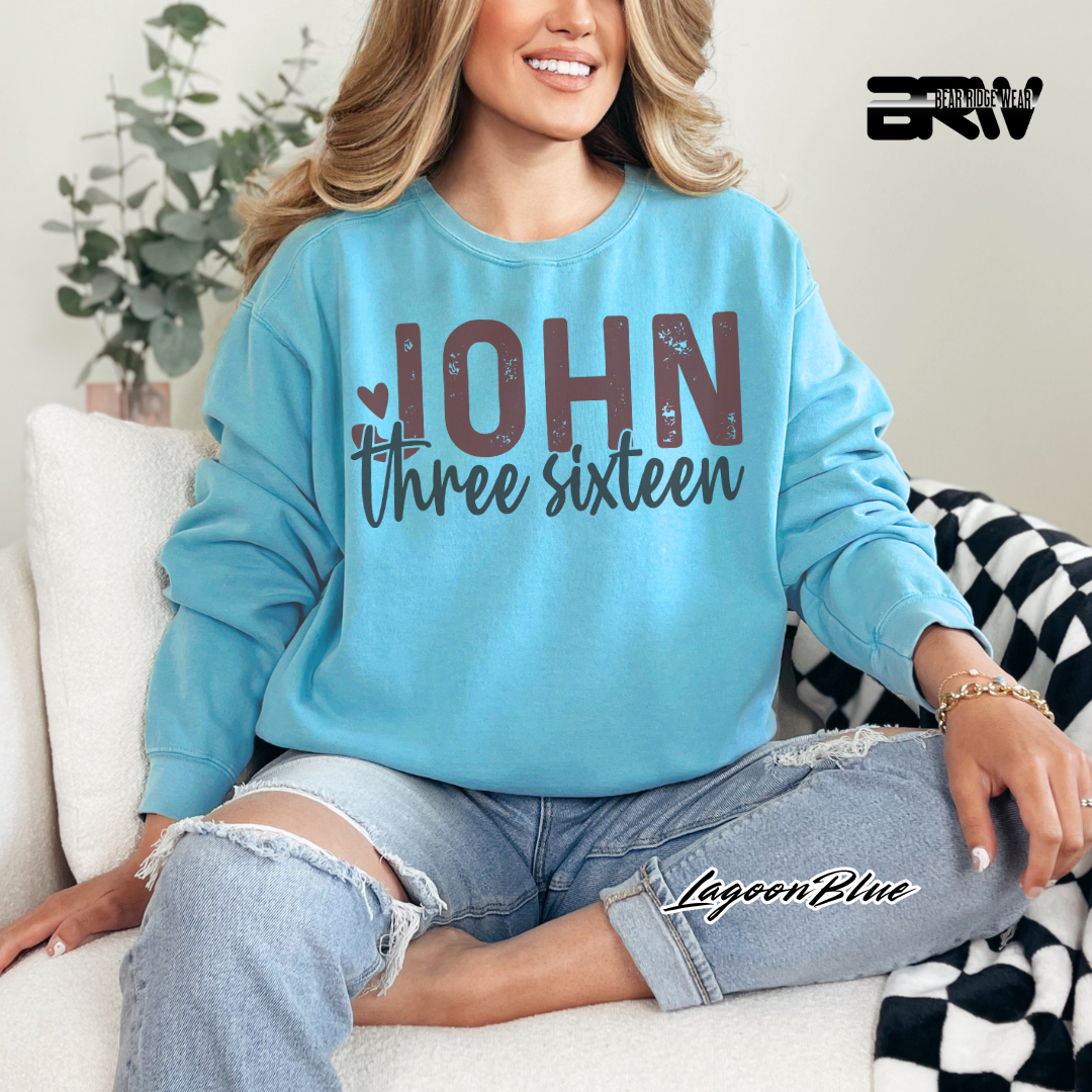 'John Three Sixteen' Faith Long-sleeve Tee