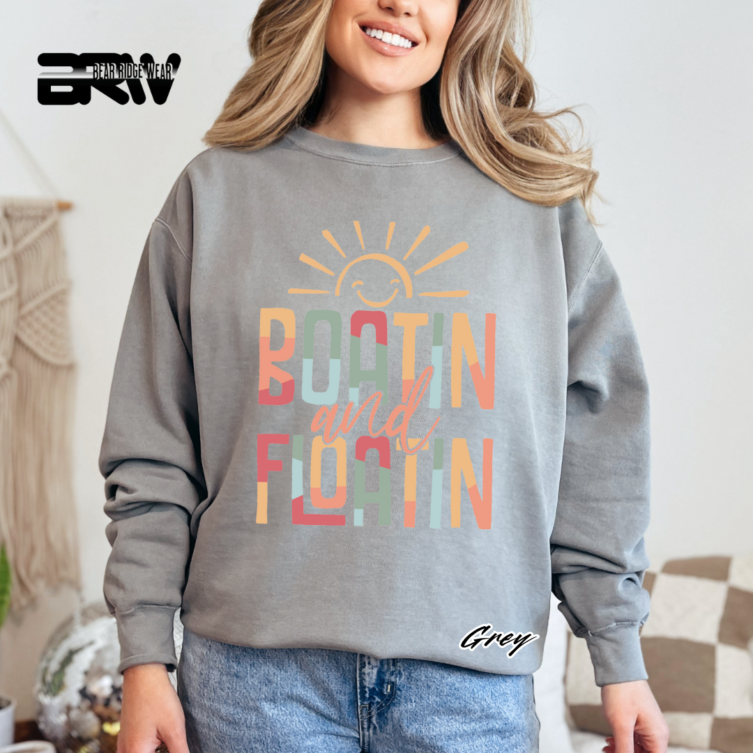 'Boat in, Float in' Crewneck Sweatshirt