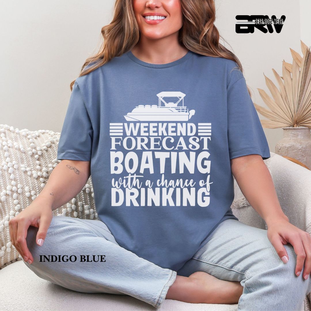 'Weekend Forecast-Boating' 3 Summer Tee