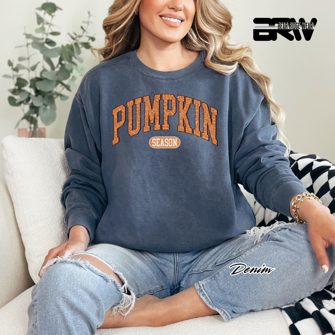 'Pumpkin Season' Fall Crewneck Sweatshirt