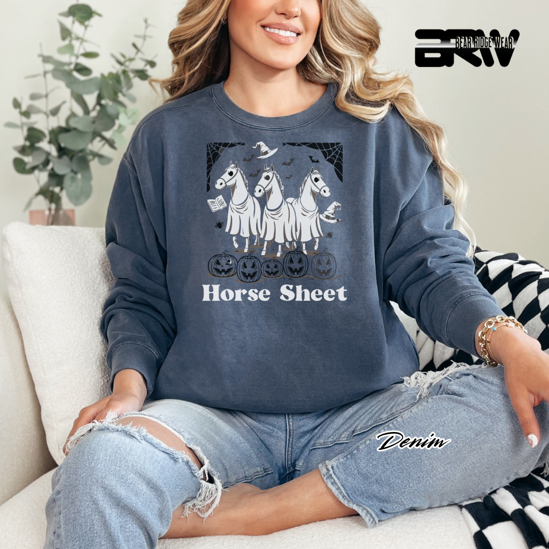 'Horse Sheet' Fall Long Sleeve Tee