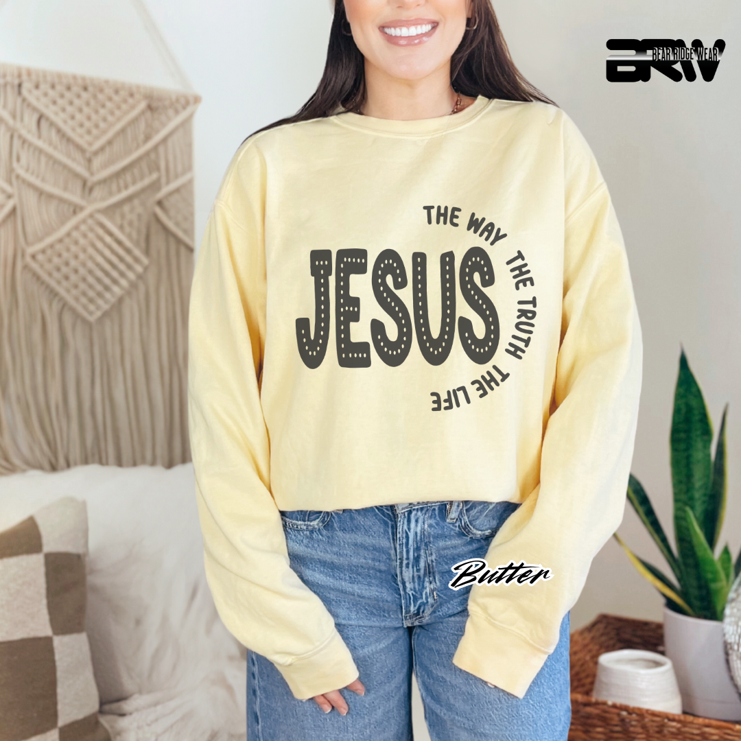 'Jesus The Way, The Truth, The Life' Faith Long-sleeve Tee