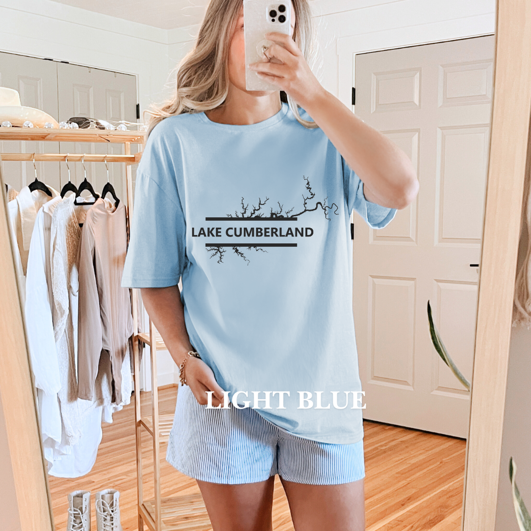 "Bold Lake Cumberland" Map Tee