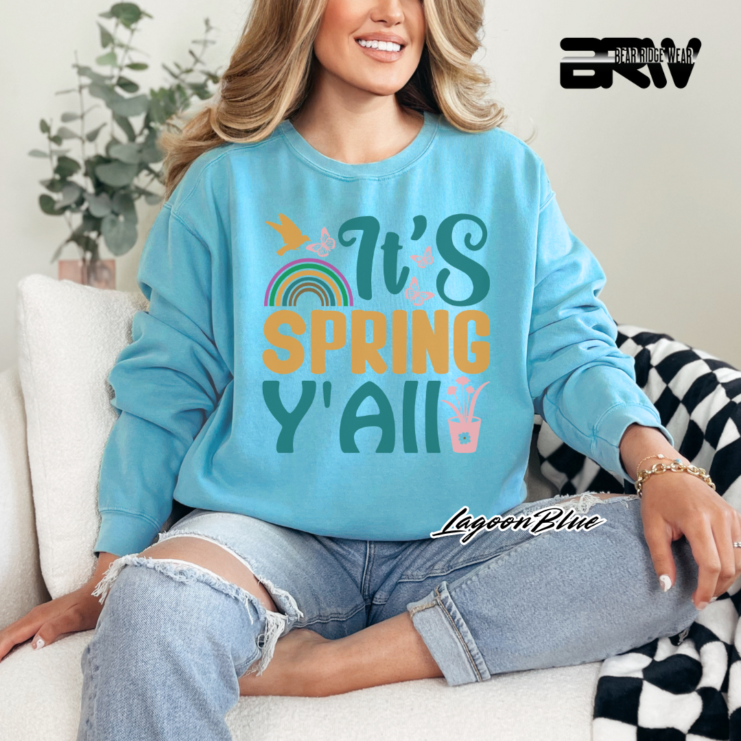 'It's Spring Y'All' Crewneck Sweatshirt