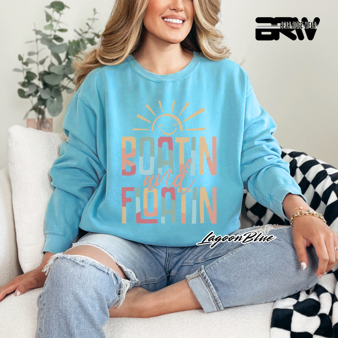 'Boat in, Float in' Crewneck Sweatshirt