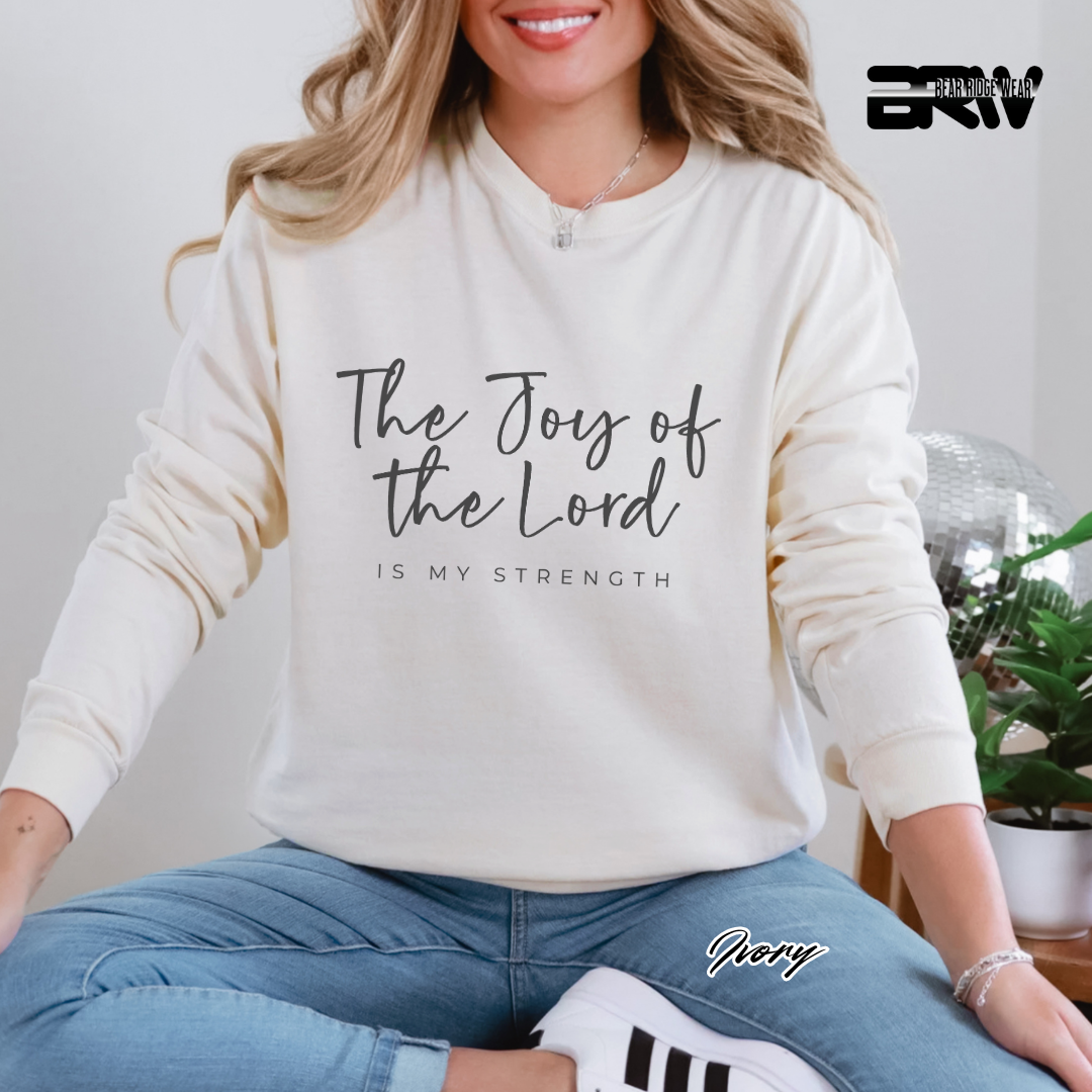 'The Joy Of The Lord Is My Strength' Faith Long-sleeve Tee