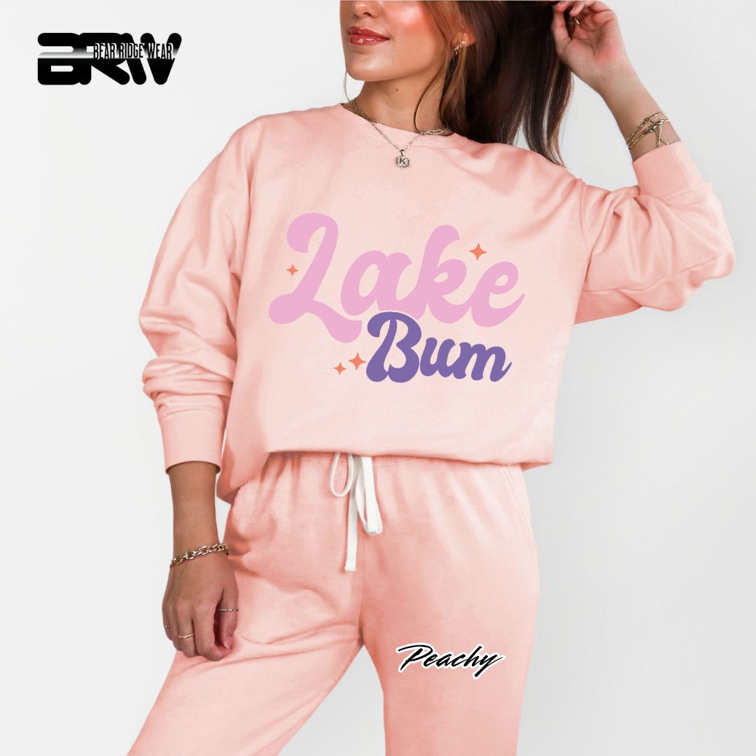 'Lake Bum' Summer Crewneck Sweatshirt
