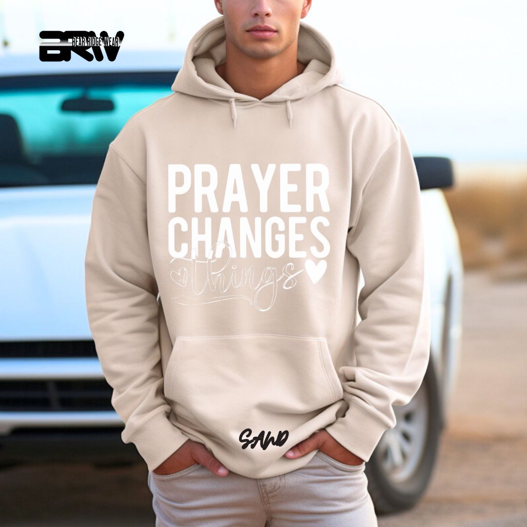 'Prayer Changes Things' Faith Hoodie