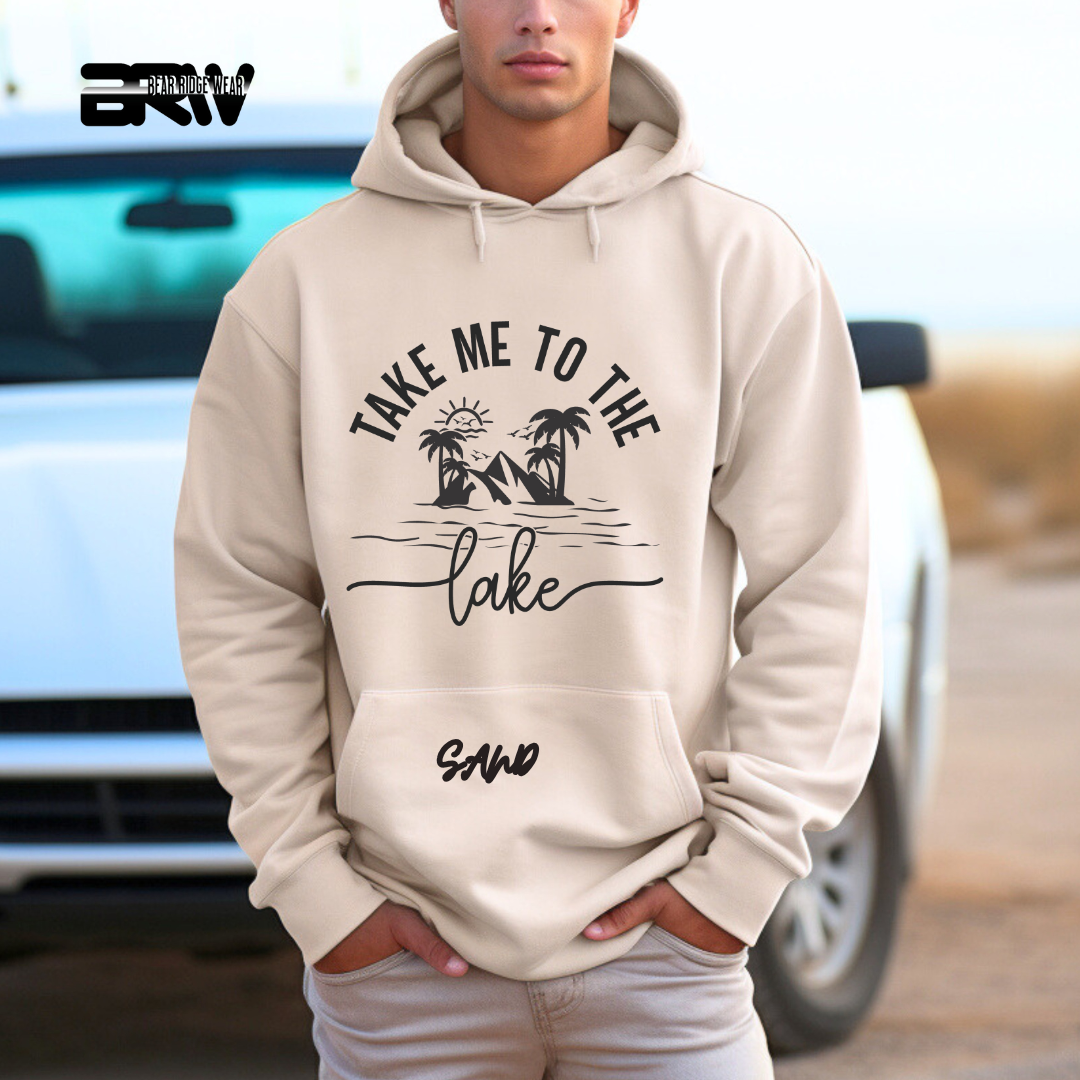 "Take me To the Lake" Men Hoodie