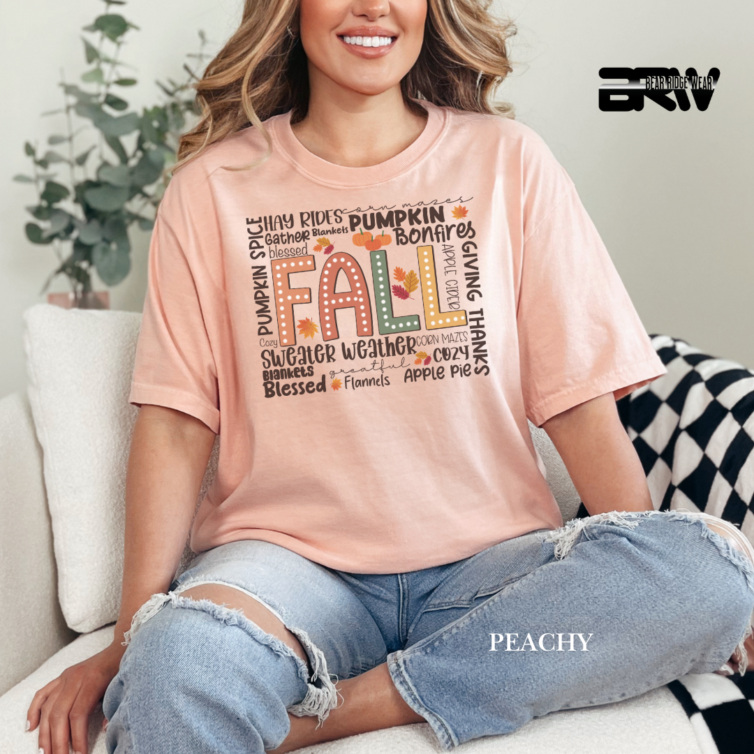 'Fall Hay Rides etc' Fall Tee