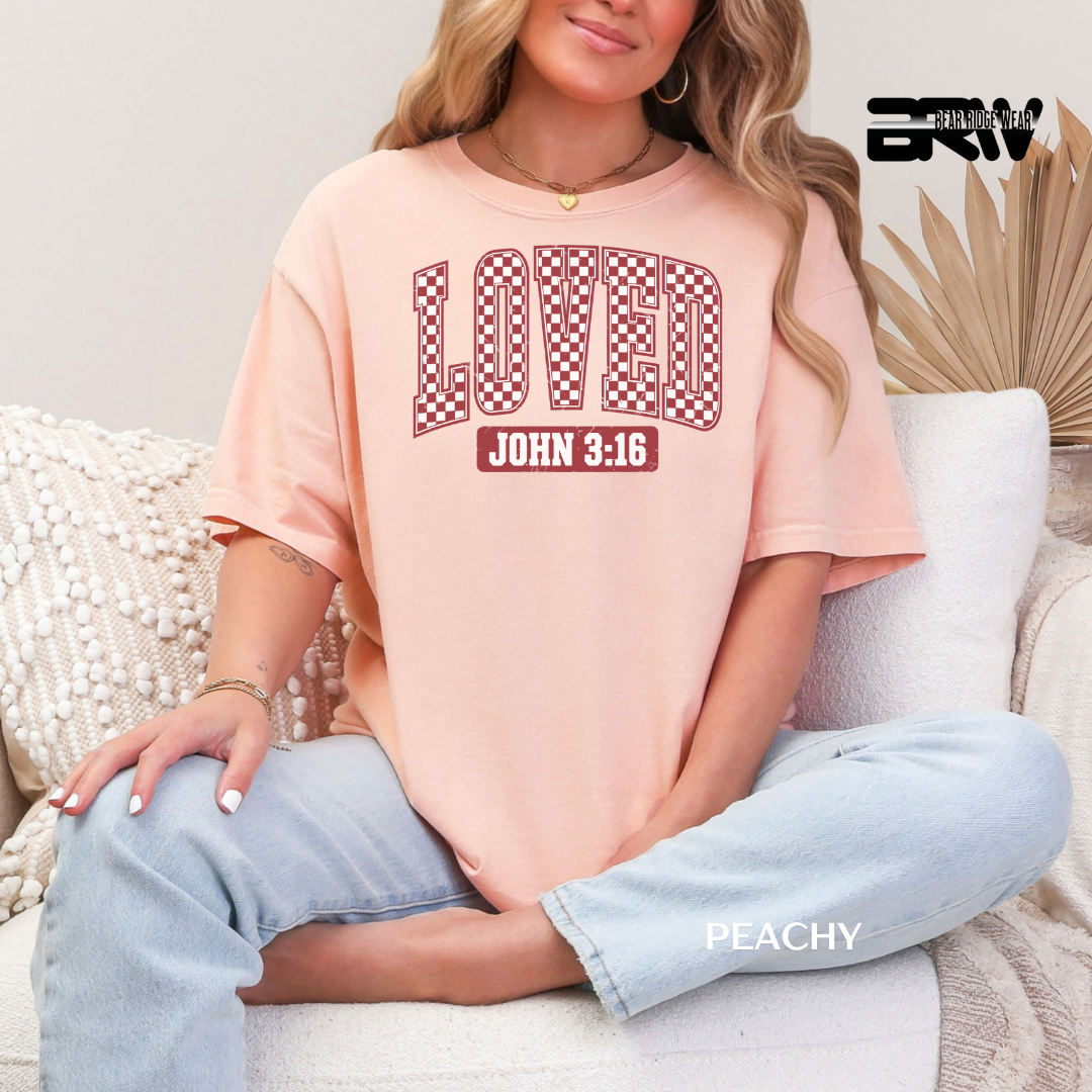 'Loved John 3-16' Faith Tee
