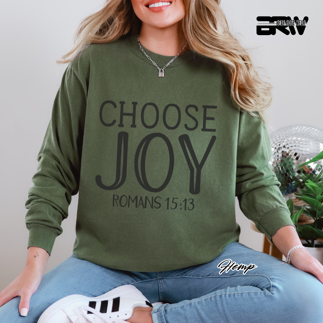 'Choose Joy' Long-Sleeve Tee